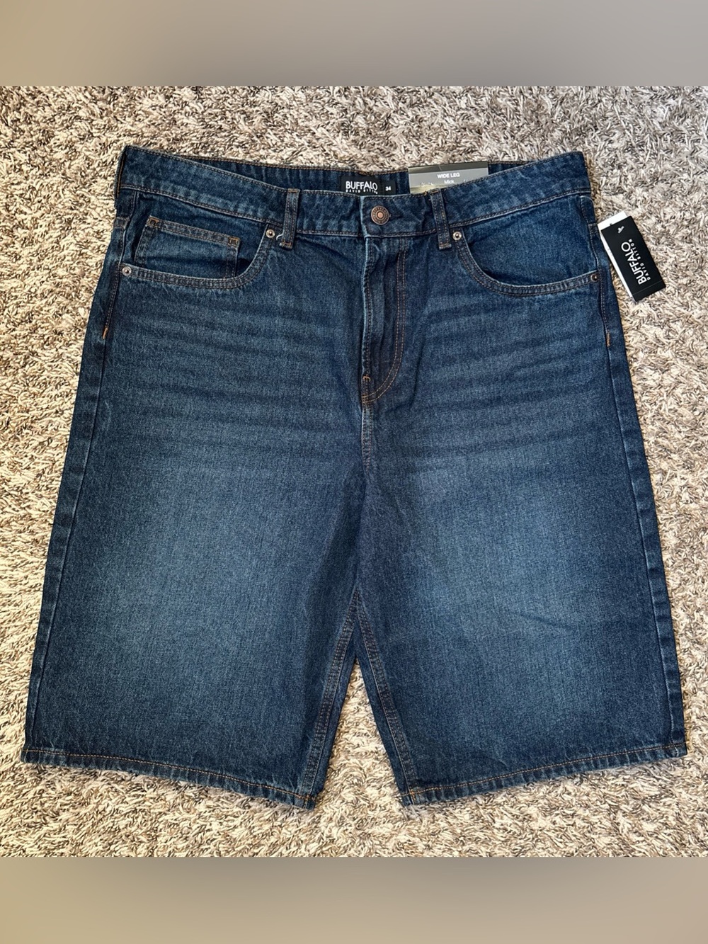 Buffalo David Bitton Men's Indigo Blue Denim Shorts
